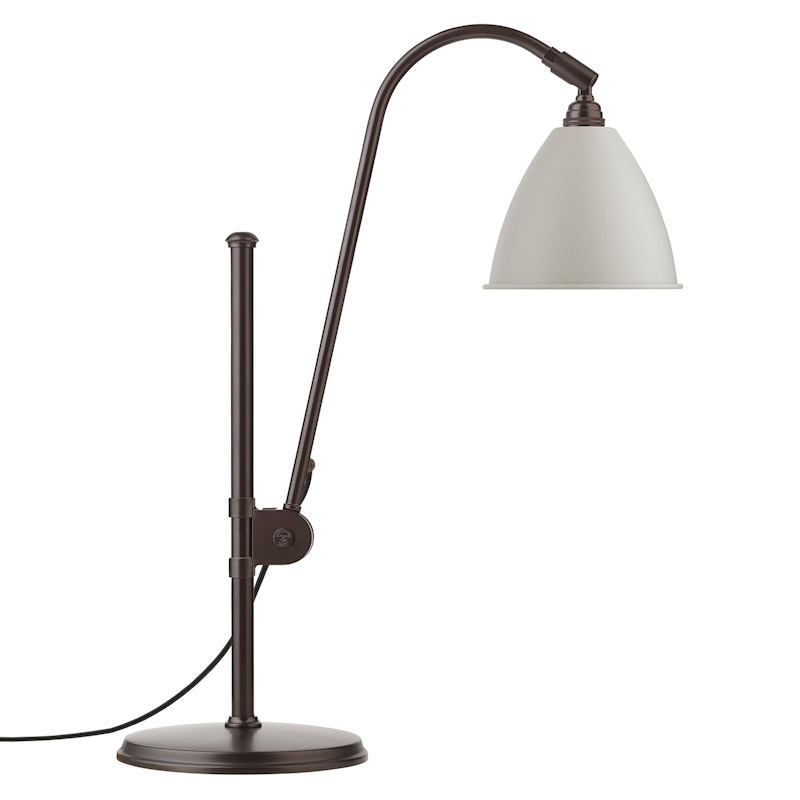 Bestlite BL1 Bordslampa, Black Brass/Classic White